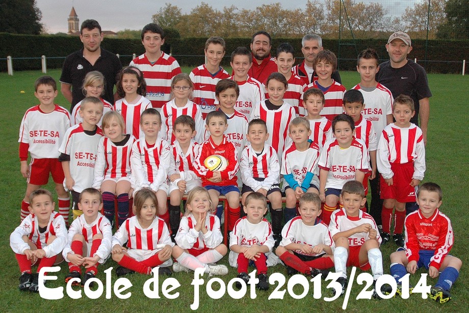 Photo école de foot Saint Justin 2013/14